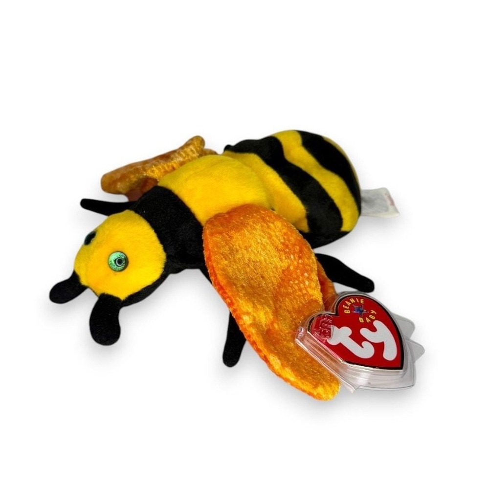 Buzzie the Bee TY Beanie Baby | Mint Heart & Tush Tag